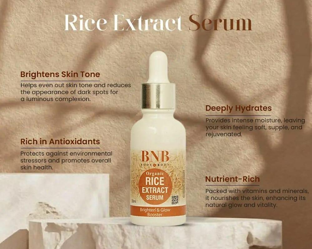BNB Rice Glow Serum For Skin Brightening & Hydrating