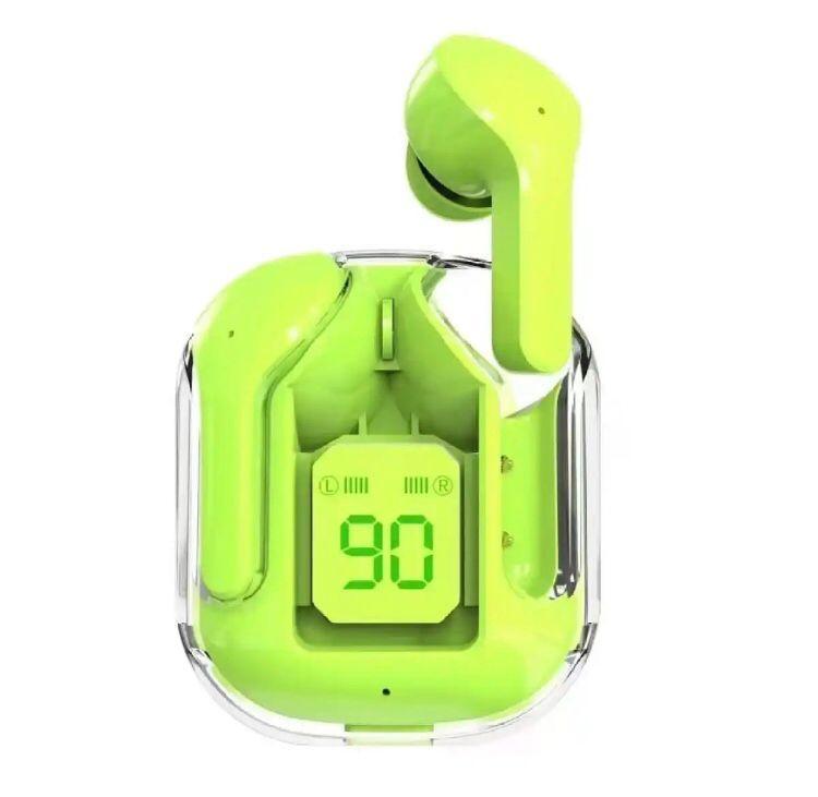 Bluetooth Earbuds, Pink, Green, Black and White