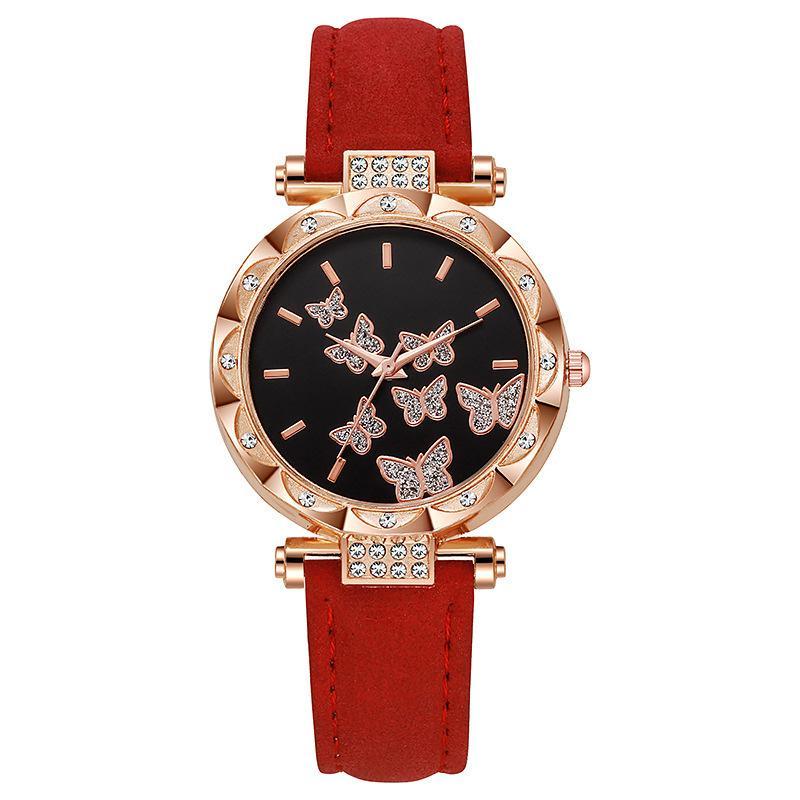 New Ladies  Butterfly Digital Belt Watch