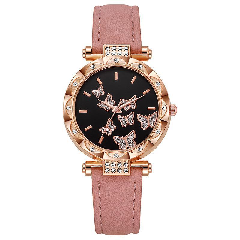 New Ladies  Butterfly Digital Belt Watch