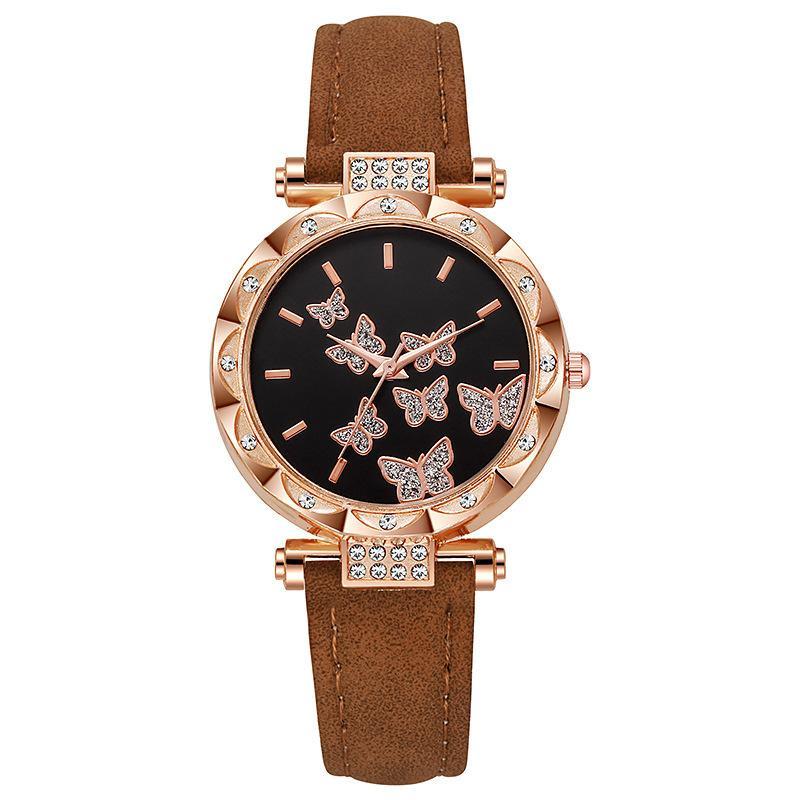 New Ladies  Butterfly Digital Belt Watch