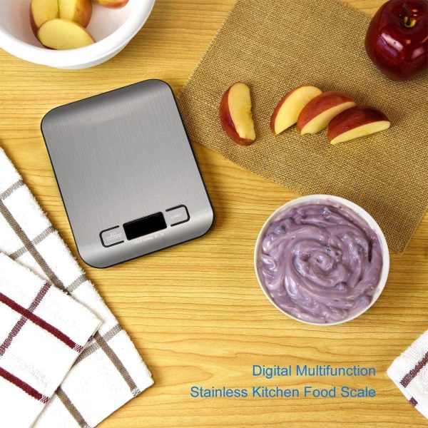 Digital Stainless Steel Kitchen Scale Multifunction Food Scale For Home Kitchen (random Color)&nbsp;