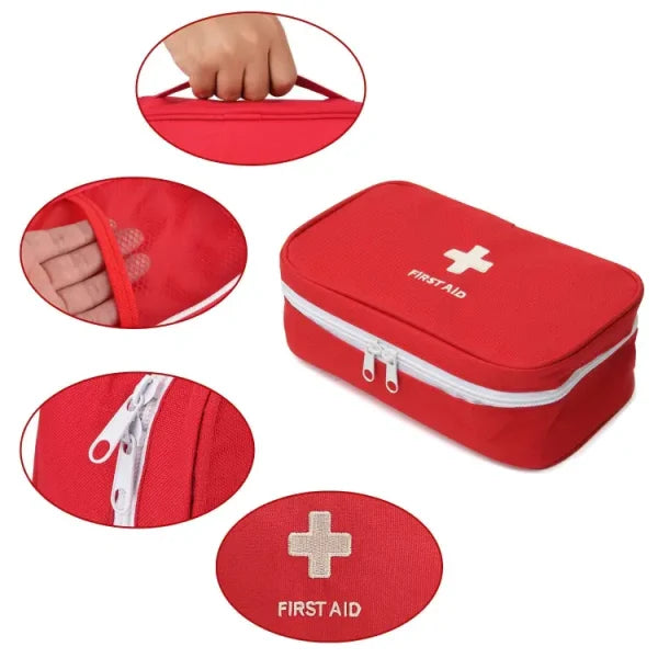 Medical First Aid Kit Pouch Empty Bag Emergency Medicine Storage Organizer Bag First Aid Kit
