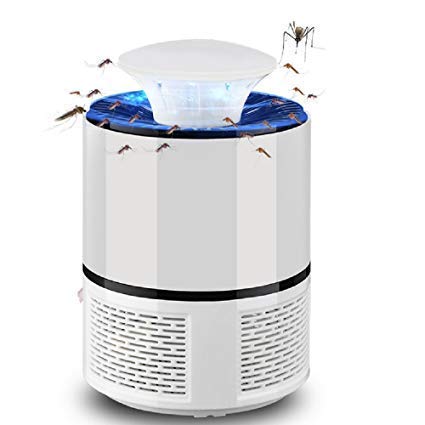 Mosquito Trap With Killer Lamp | Eco Friendly Chemical Free USB Connected UV Led Light Fly Bug Di-speller With Suction Fan Repellent Lamp