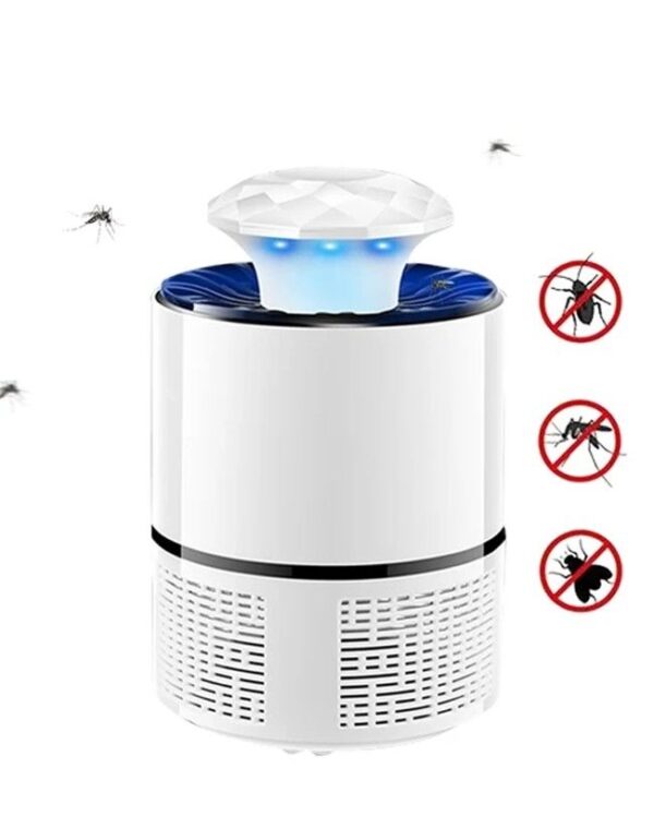 Mosquito Trap With Killer Lamp | Eco Friendly Chemical Free USB Connected UV Led Light Fly Bug Di-speller With Suction Fan Repellent Lamp